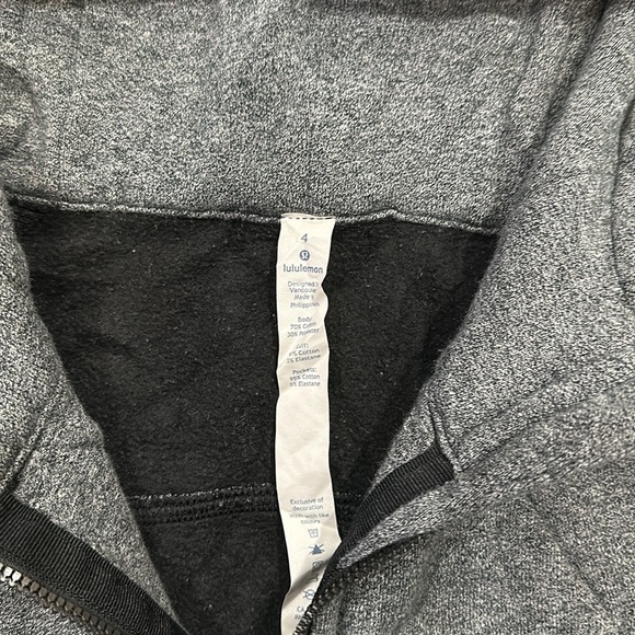Lululemon Scuba Hoodie *Light Cotton Fleece Size 4 - Picture 5 of 8